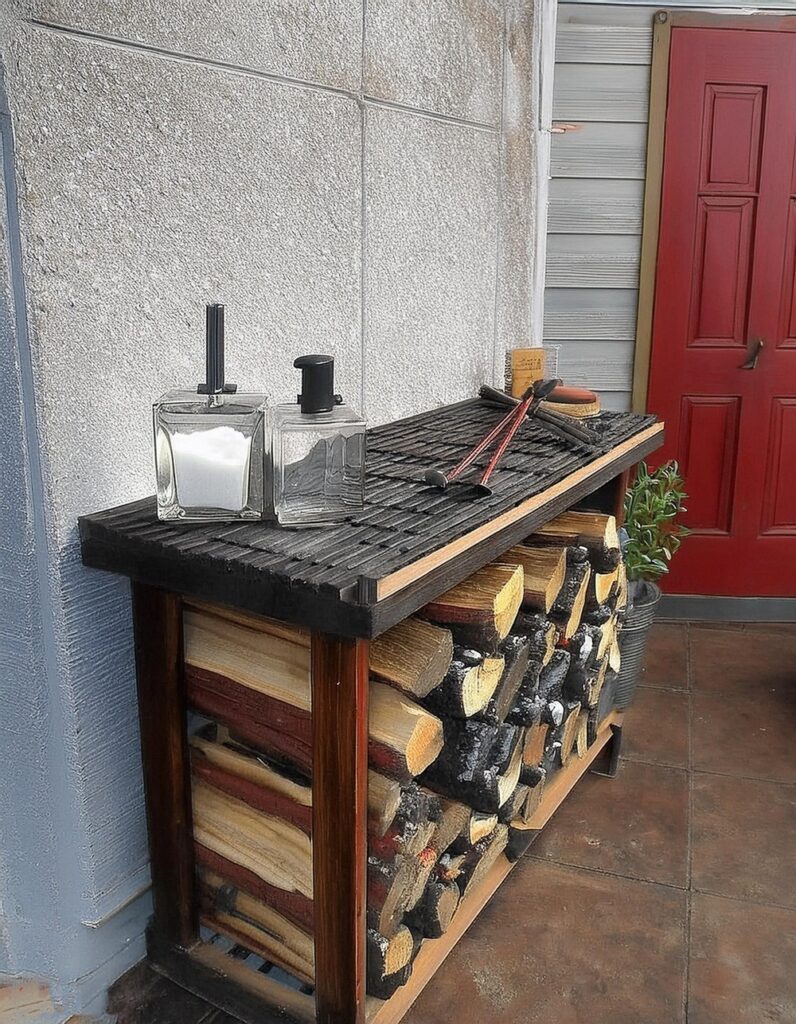 10 Best DIY Outdoor Firewood Rack Ideas For Storage - Ease DIYs