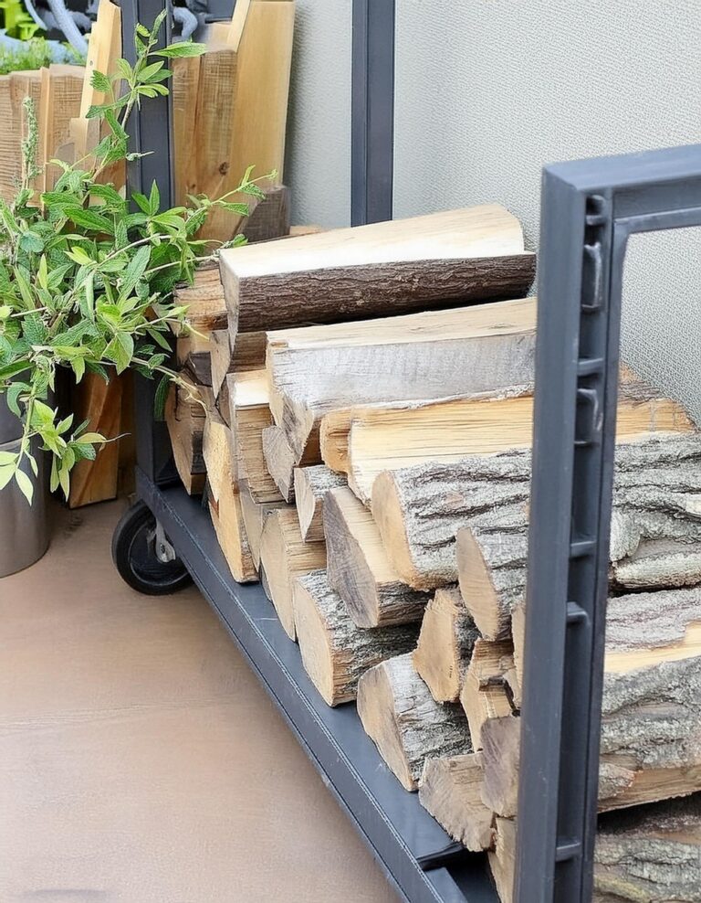 10 Best DIY Outdoor Firewood Rack Ideas For Storage - Ease DIYs