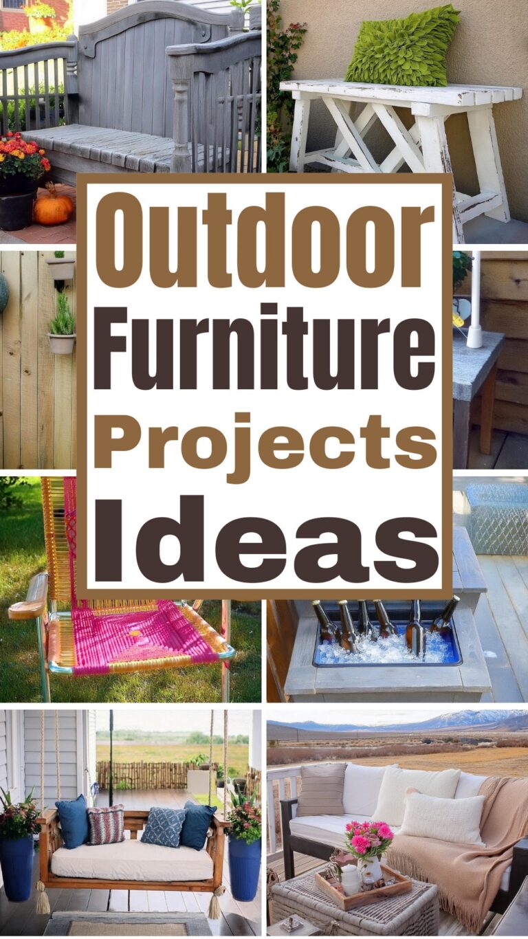 10 Cheap DIY Outdoor Furniture Projects Ideas - Ease DIYs