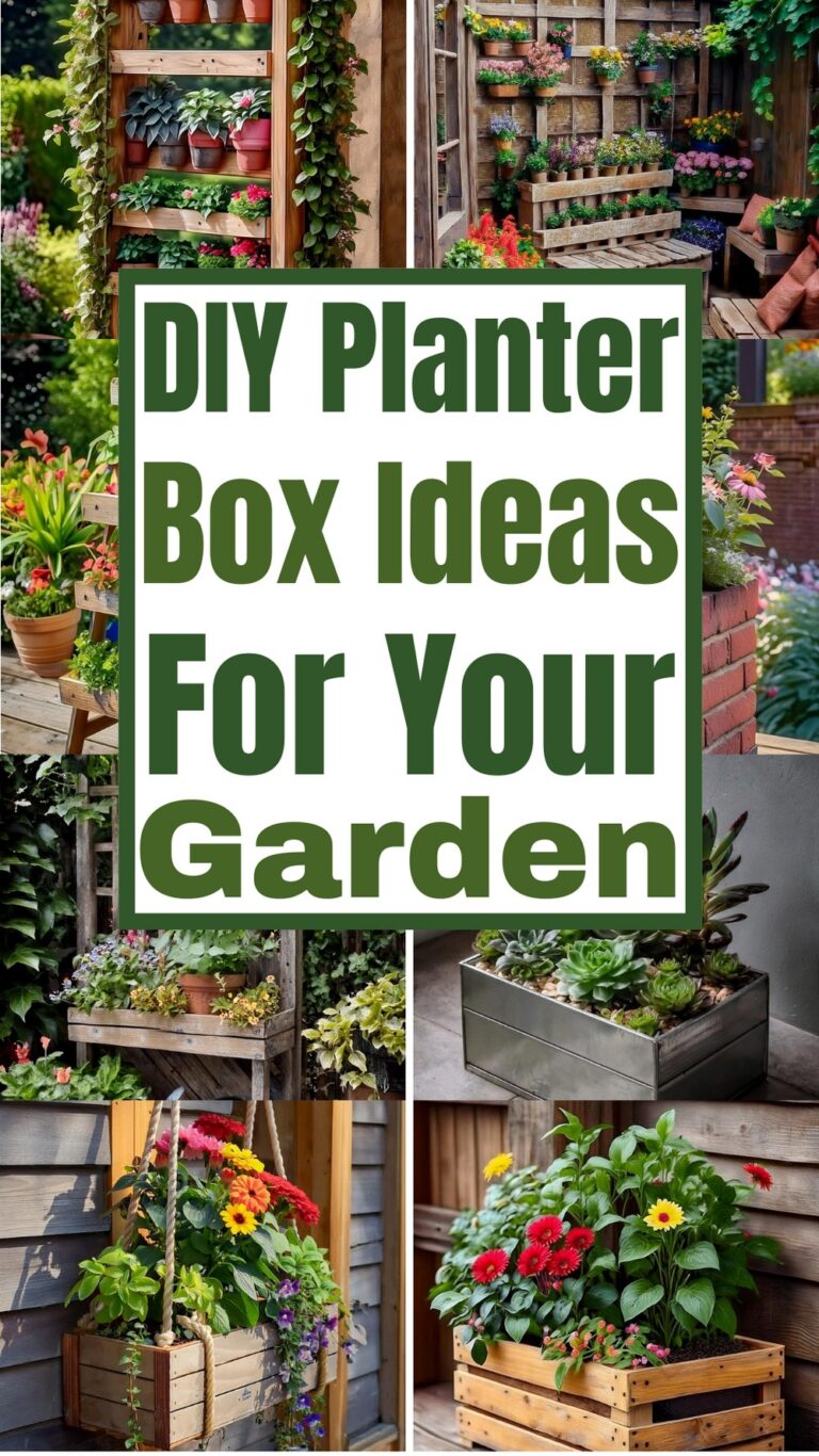 10 DIY Planter Box Ideas For Your Vibrantly Green Garden - Ease DIYs