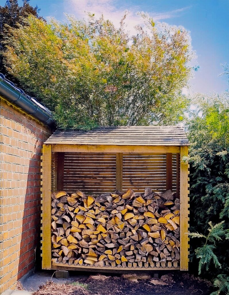 10 Best DIY Outdoor Firewood Rack Ideas For Storage - Ease DIYs
