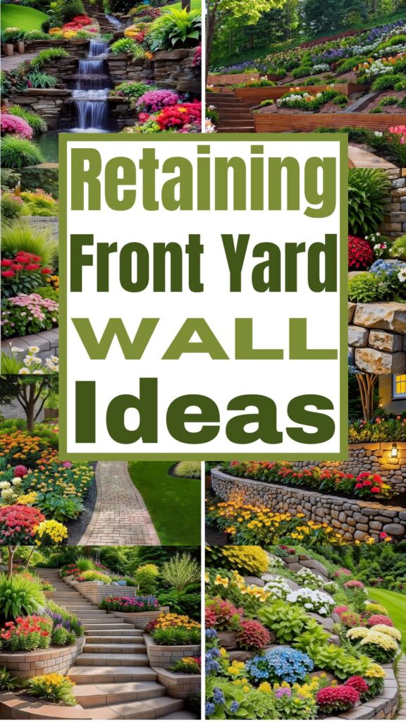 10 Retaining Wall Ideas For Front Yards - Ease DIYs