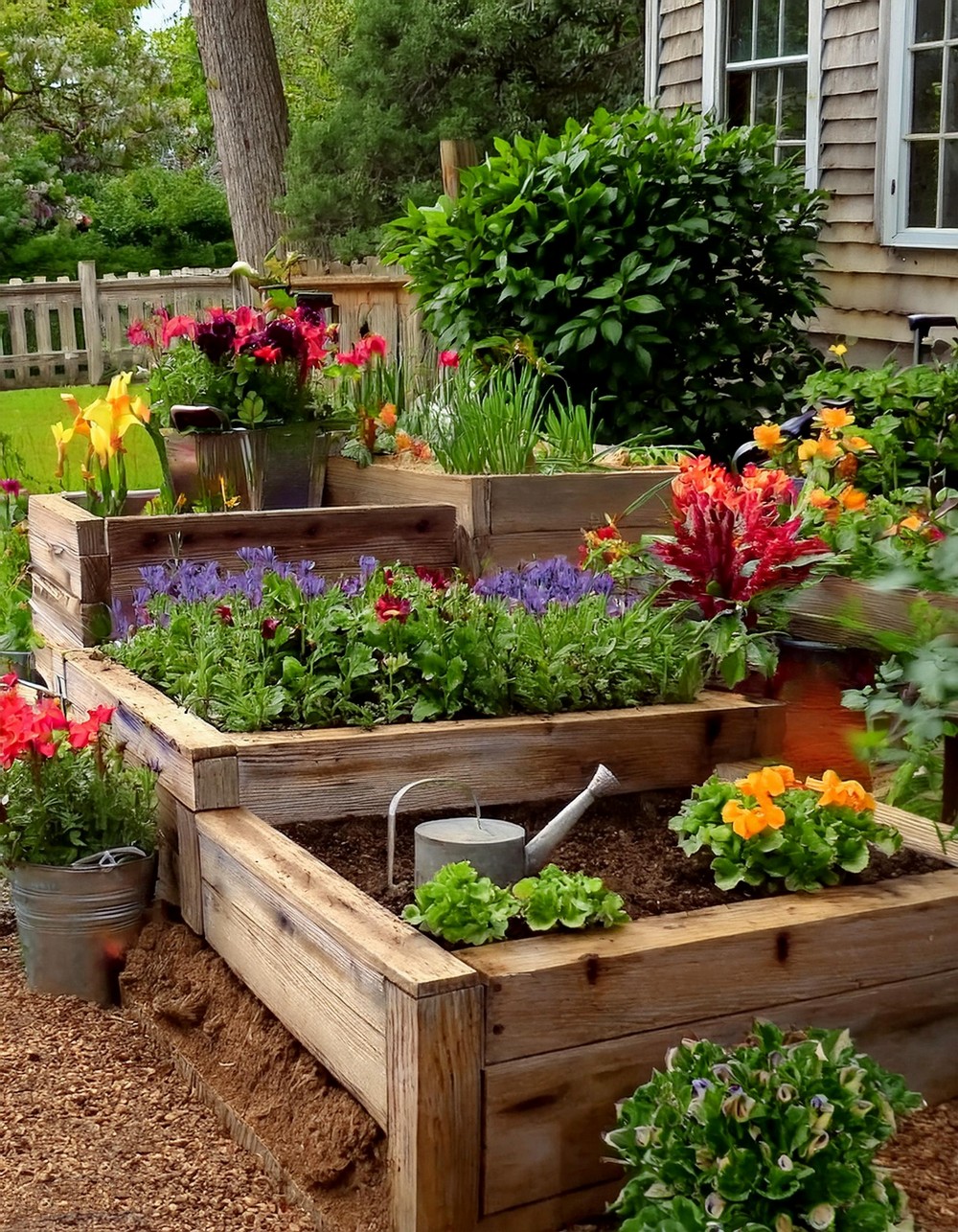 Rustic Raised Garden Beds