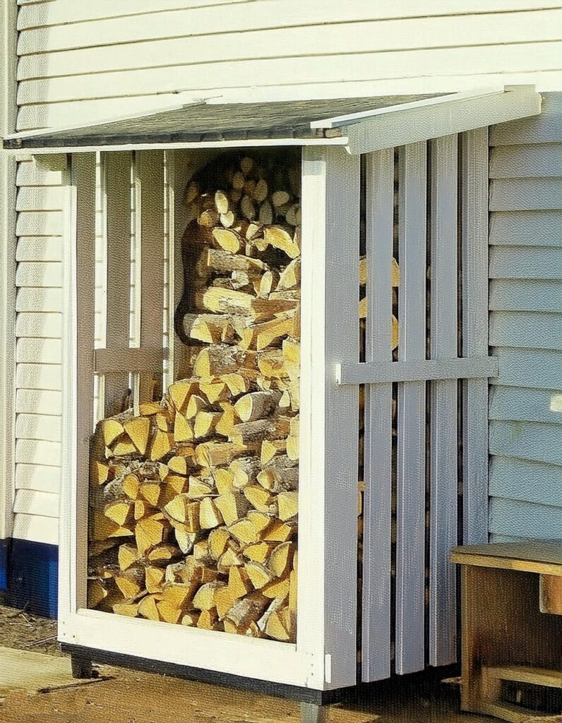 10 Best DIY Outdoor Firewood Rack Ideas For Storage - Ease DIYs