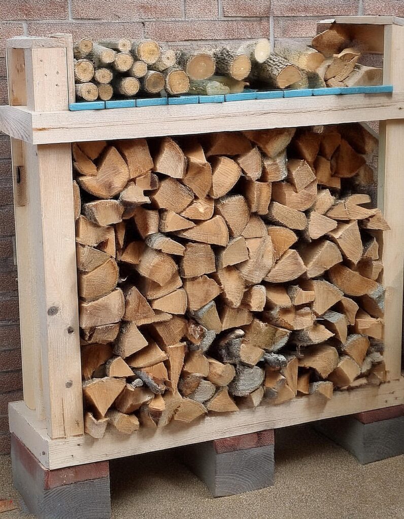 10 Best DIY Outdoor Firewood Rack Ideas For Storage - Ease DIYs