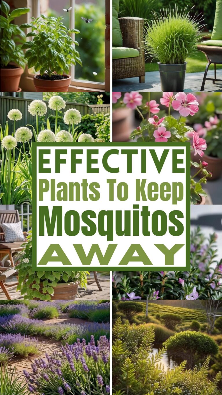 10 Effective Plants To Keep Mosquitos Away - Ease DIYs