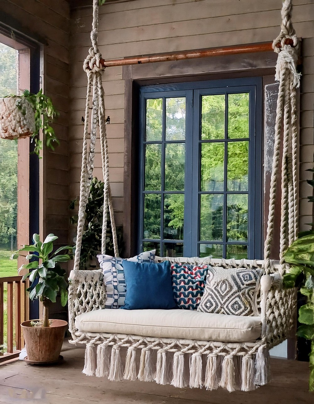 Macrame Swing with Tassels