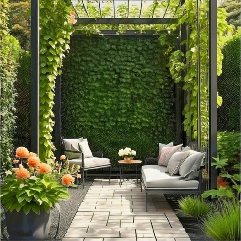 Modern Pergola with Metal Frames