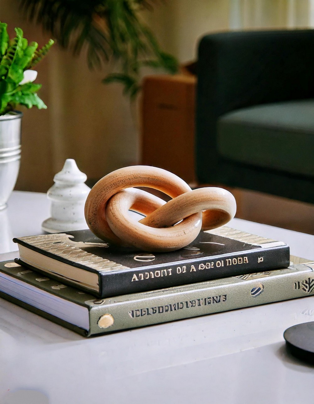 Abstract Wood Knot Decor