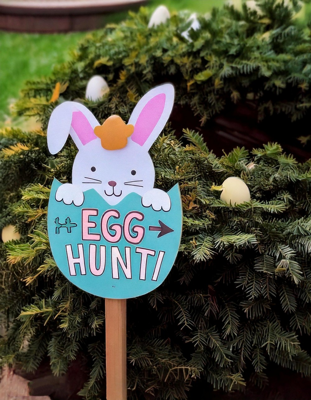 Add an Easter Sign to Your Yard