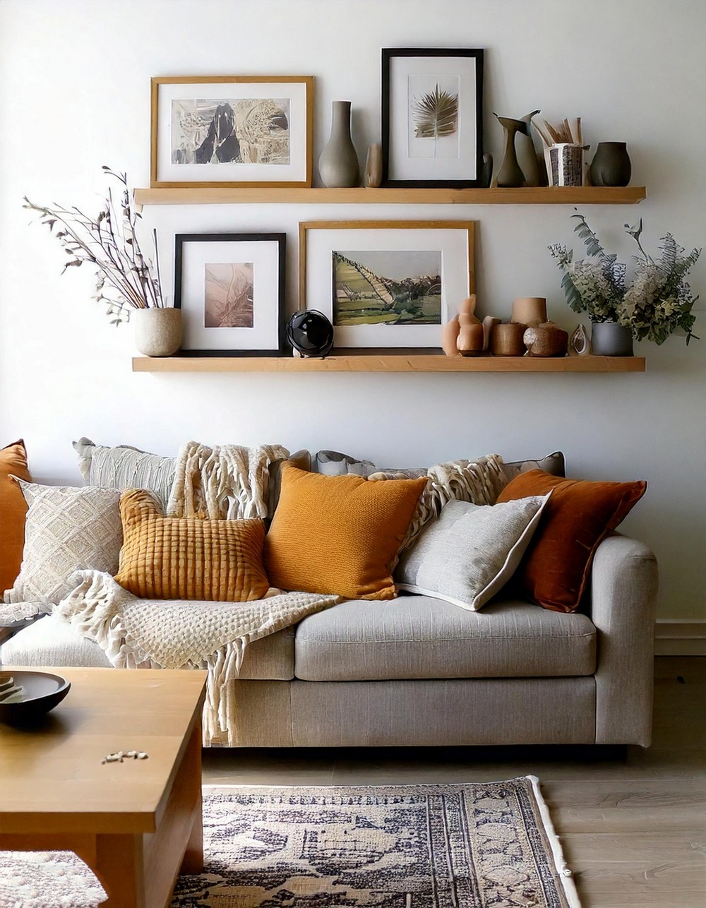 Floating Art Shelves Display