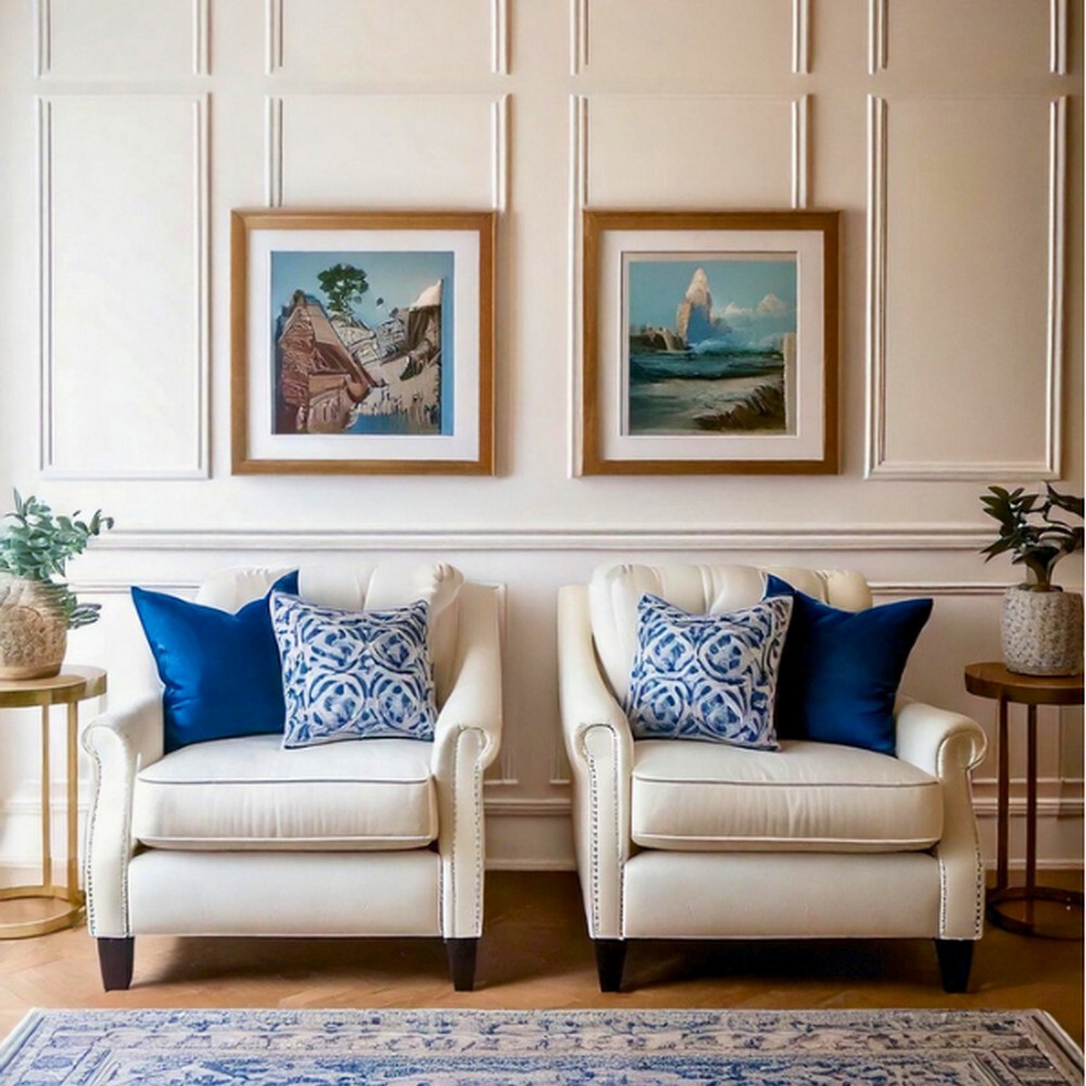 Framed Symmetry In White Walls