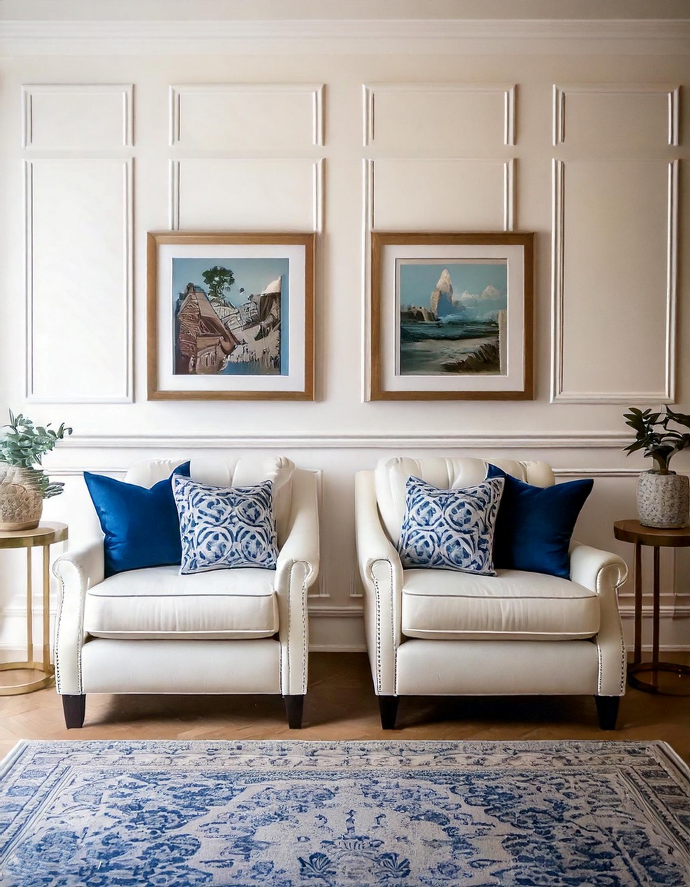 Framed Symmetry In White Walls
