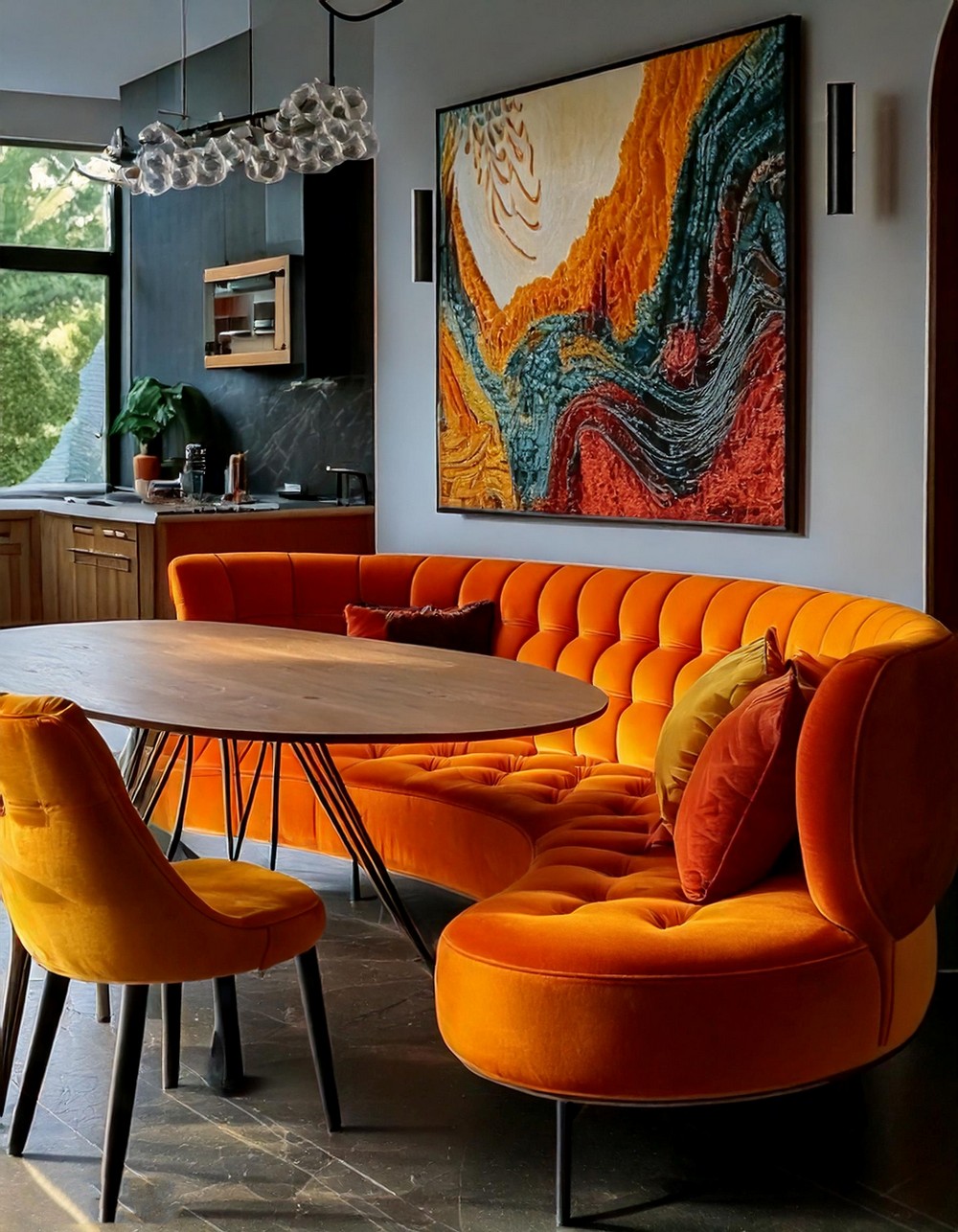 Modern Dining Booth Design Inspiration