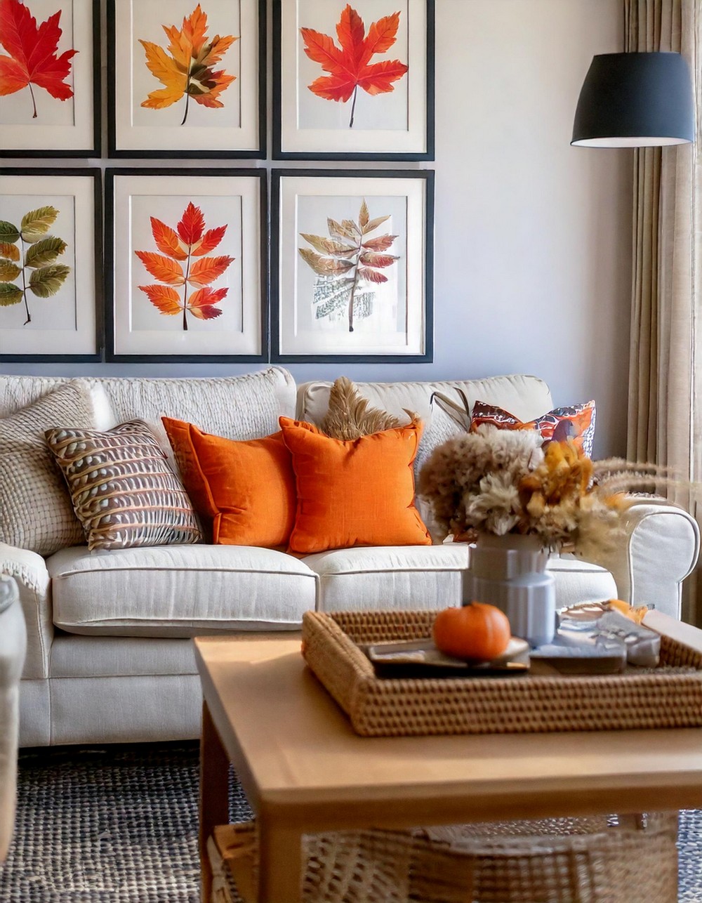 Natural Fall Leaf Wall Art