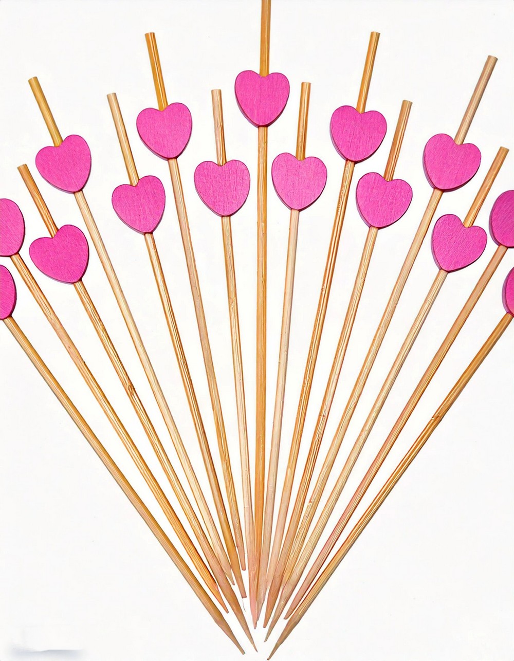 Pink Heart Toothpicks