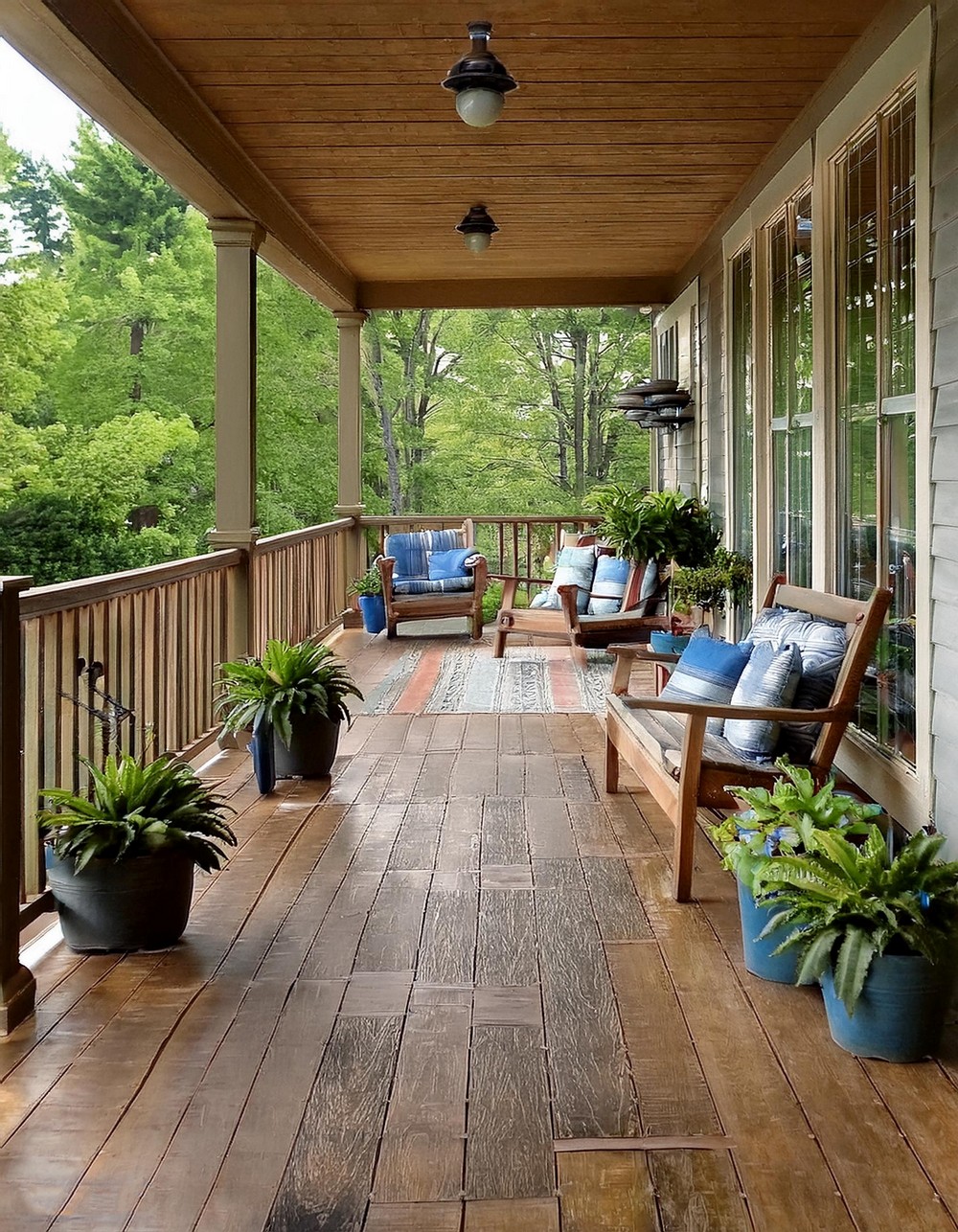 Wide Plank Flooring with Natural Finishing
