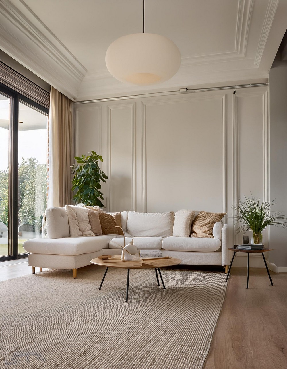 Add a Neutral Base with a Light-Colored Wall