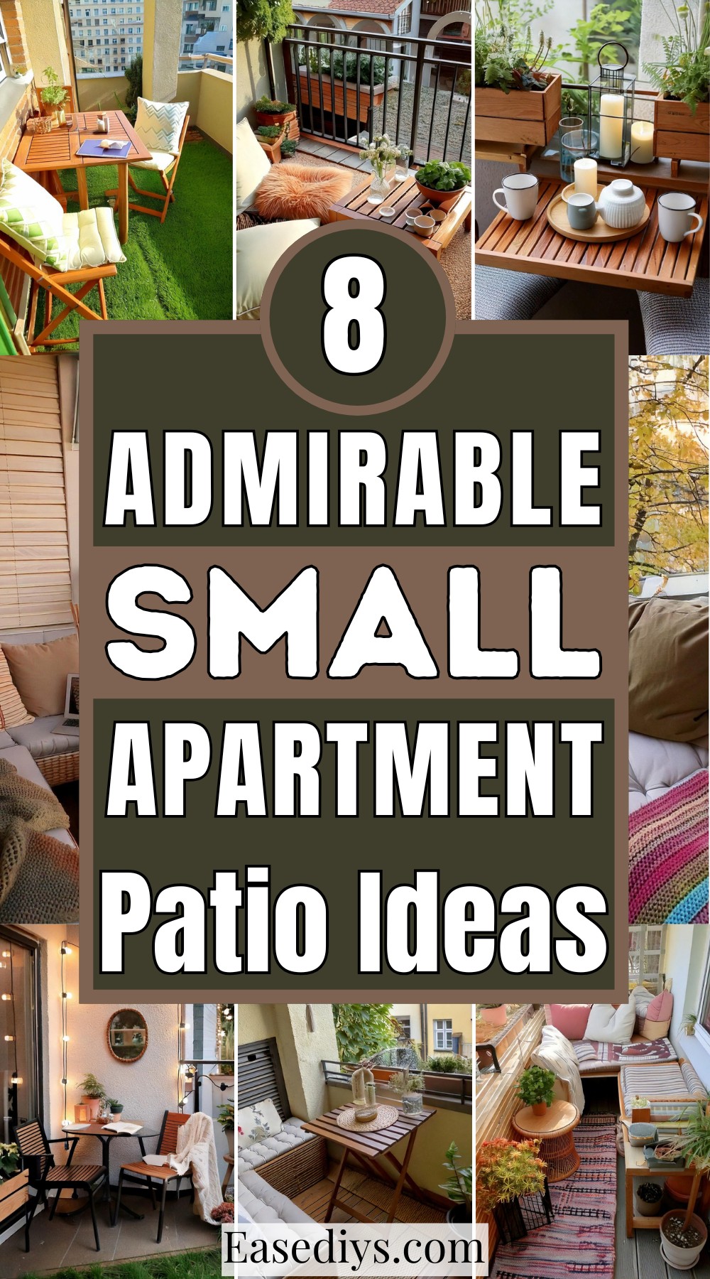 Admirable Small Apartment Patio Ideas