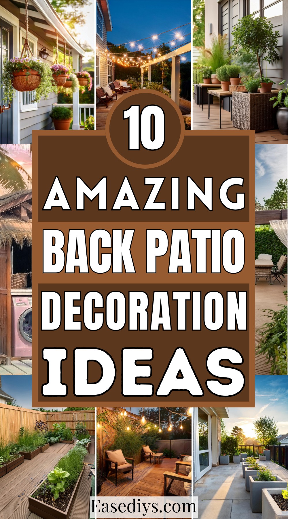 Amazing Back Patio Decoration Ideas