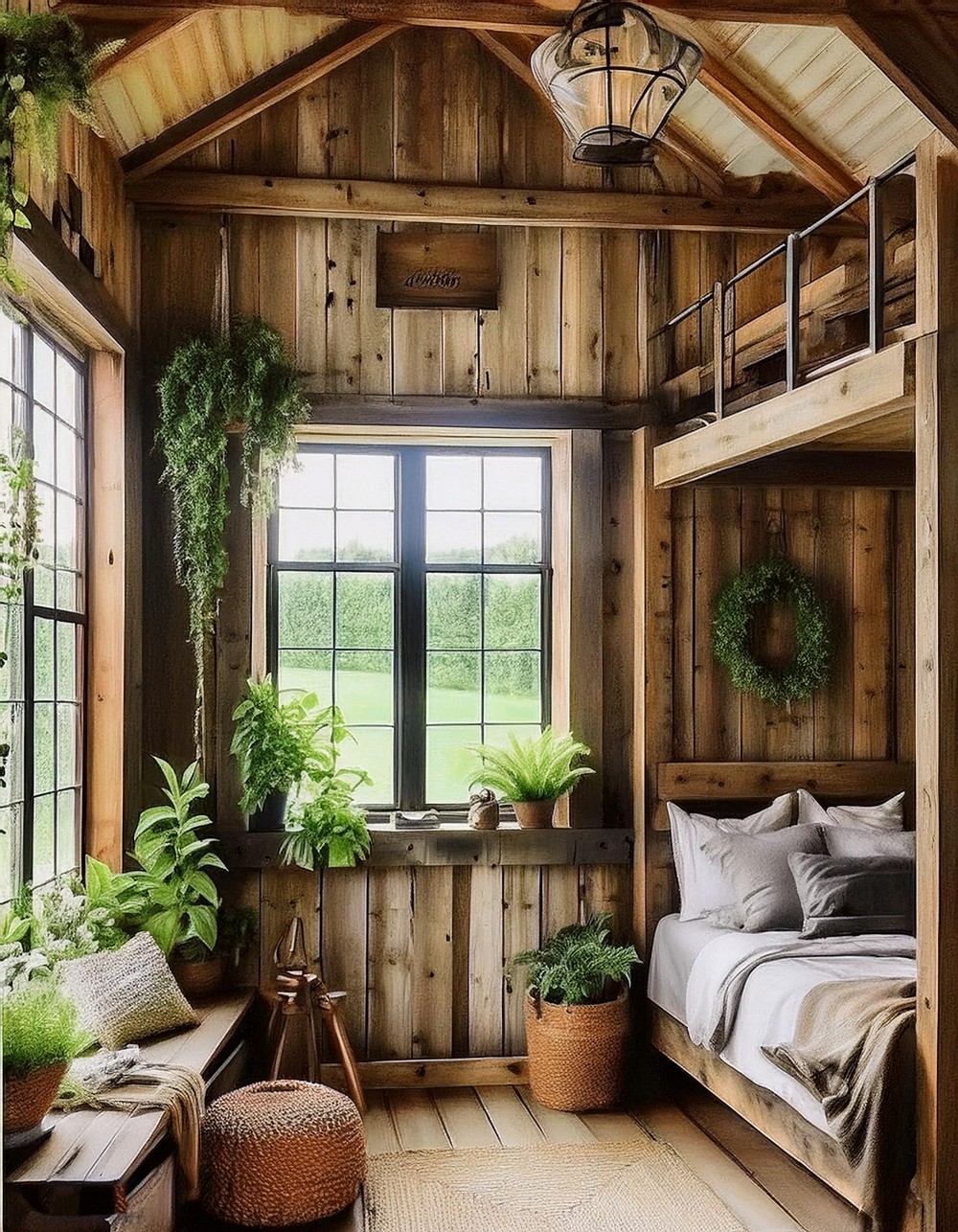 Barn-Inspired Bower
