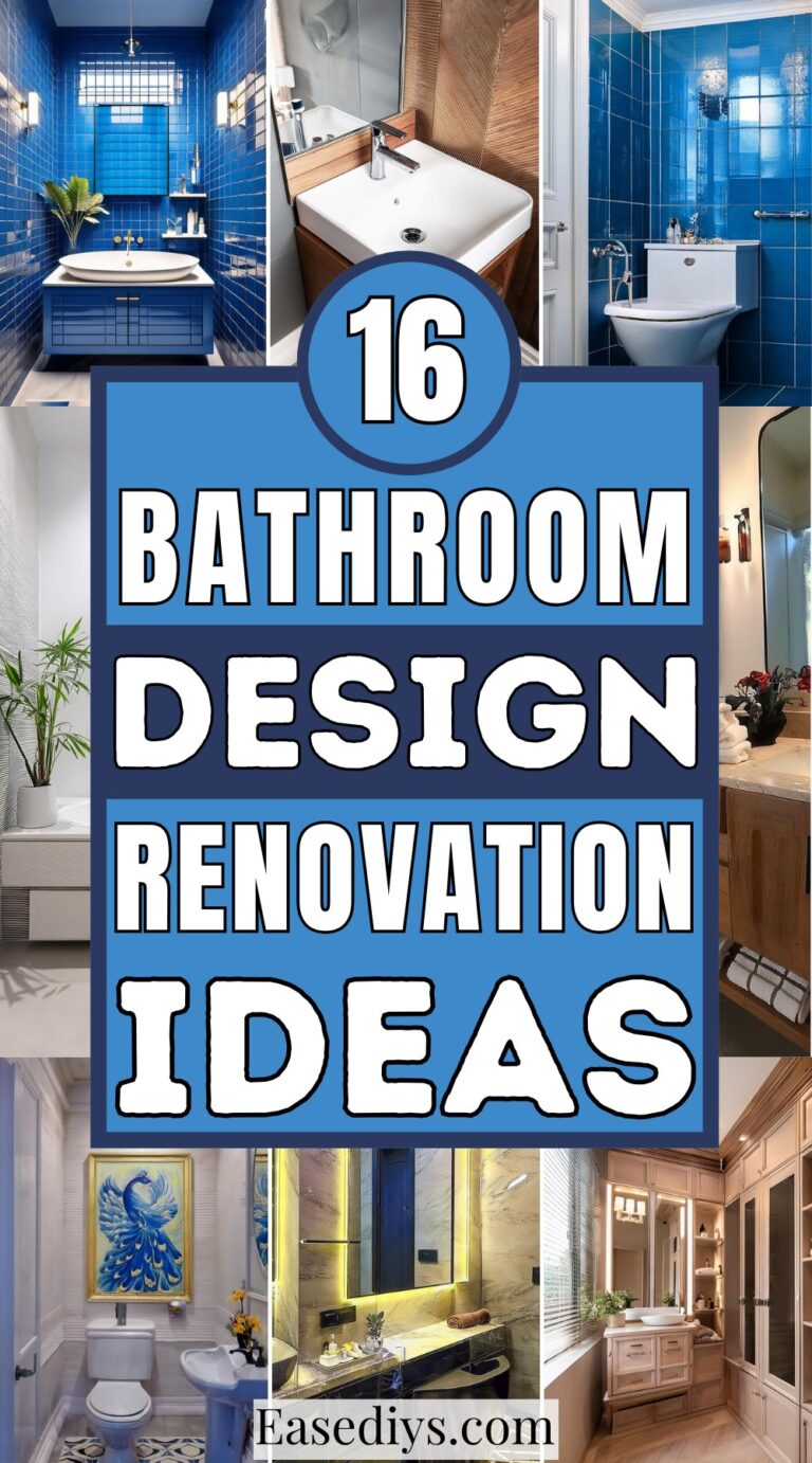 16 Elegant Bathroom Design & Renovation Ideas - Ease DIYs