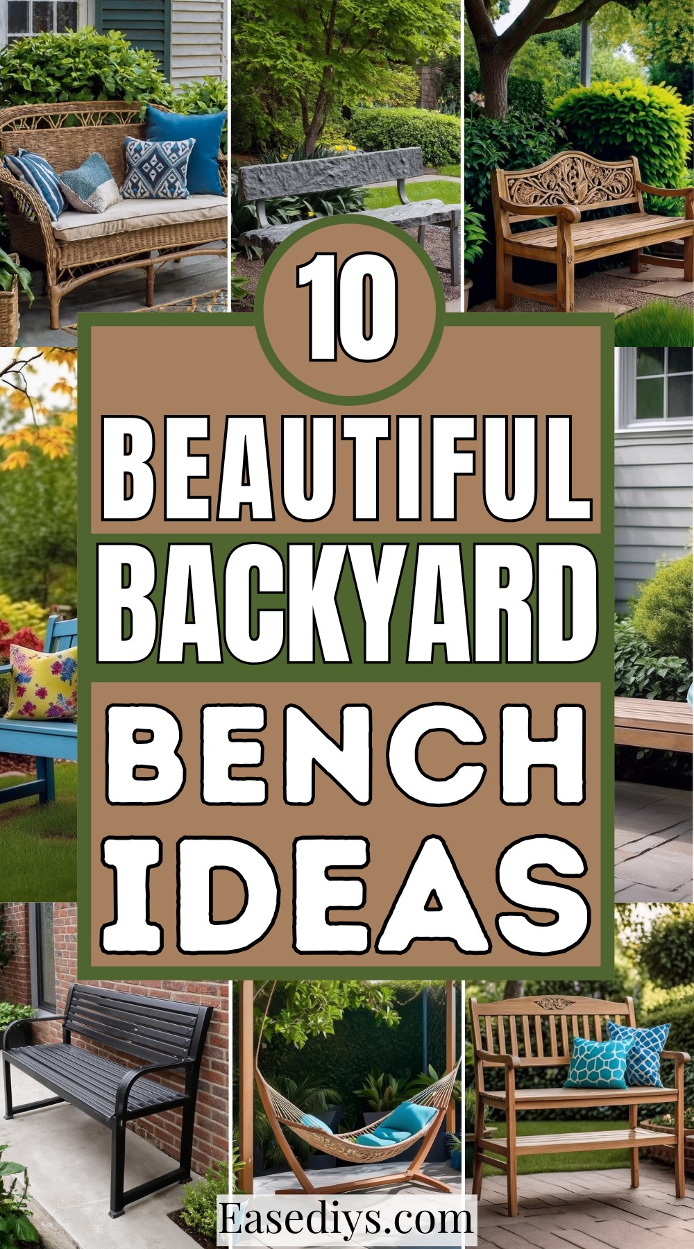 Beautiful Backyard Bench Ideas