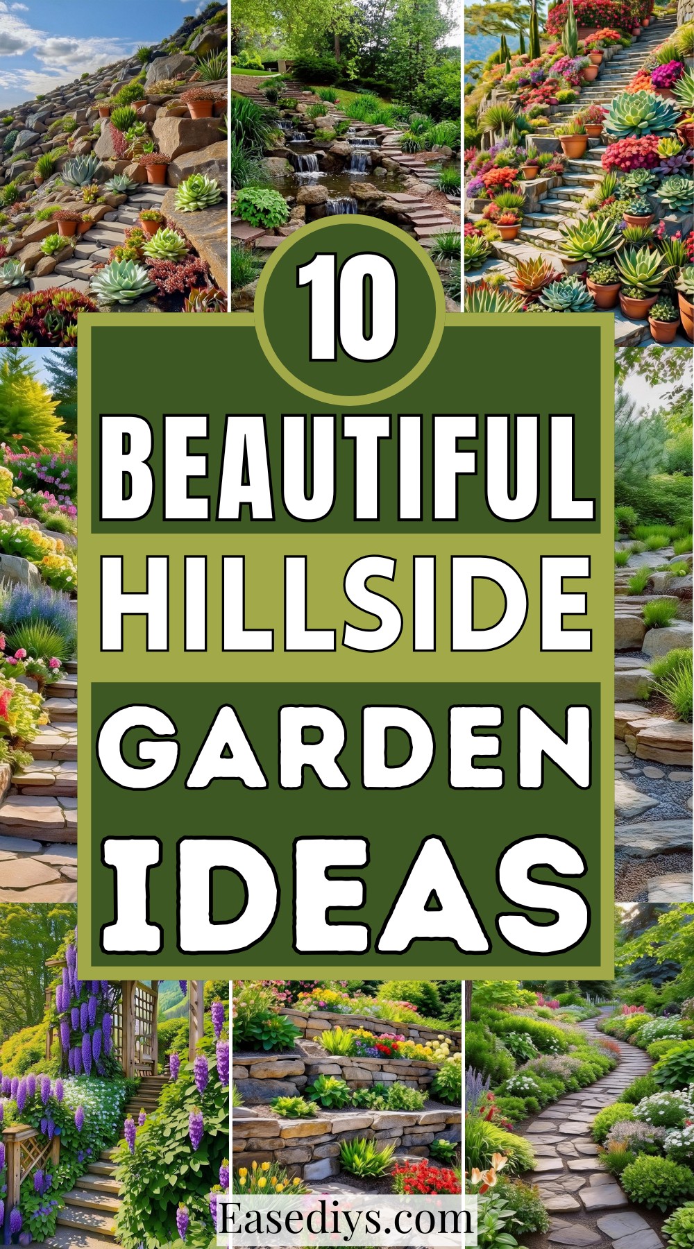 Beautiful Hillside Garden Ideas