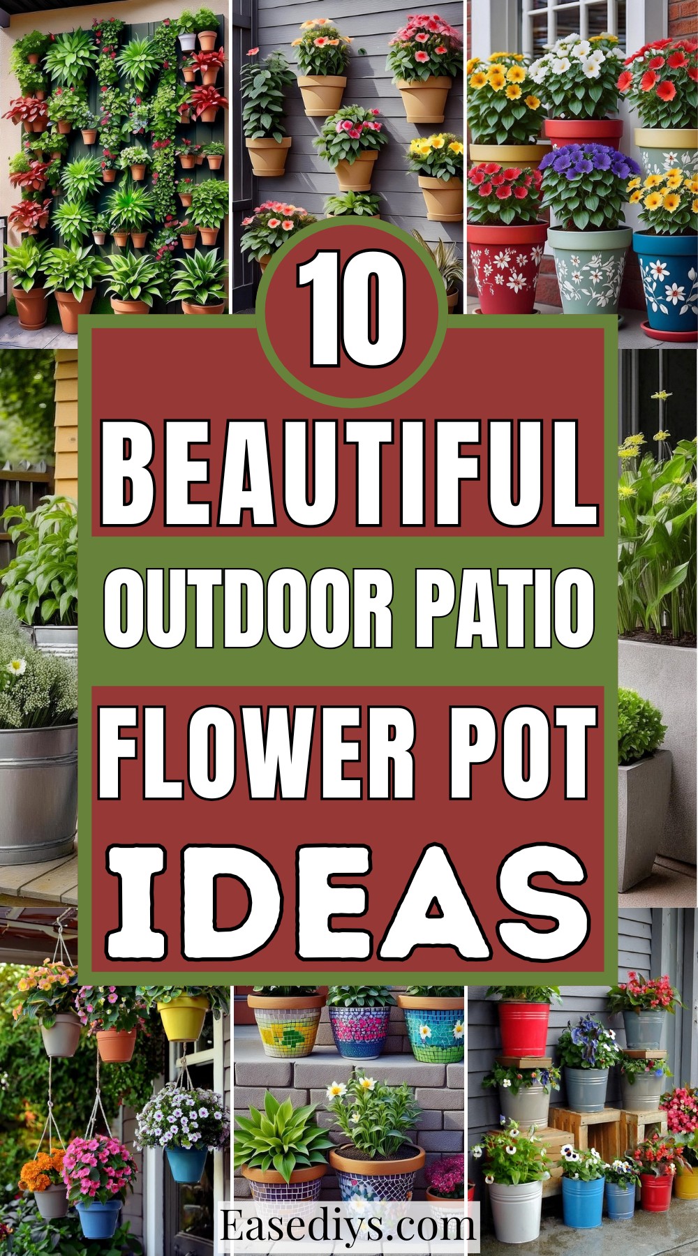 Beautiful Outdoor Patio Flower Pot Ideas