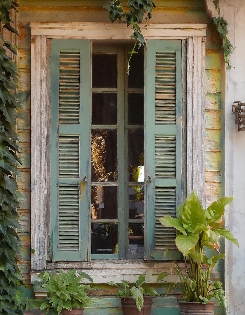 Cafe Shutters for a Vintage Look