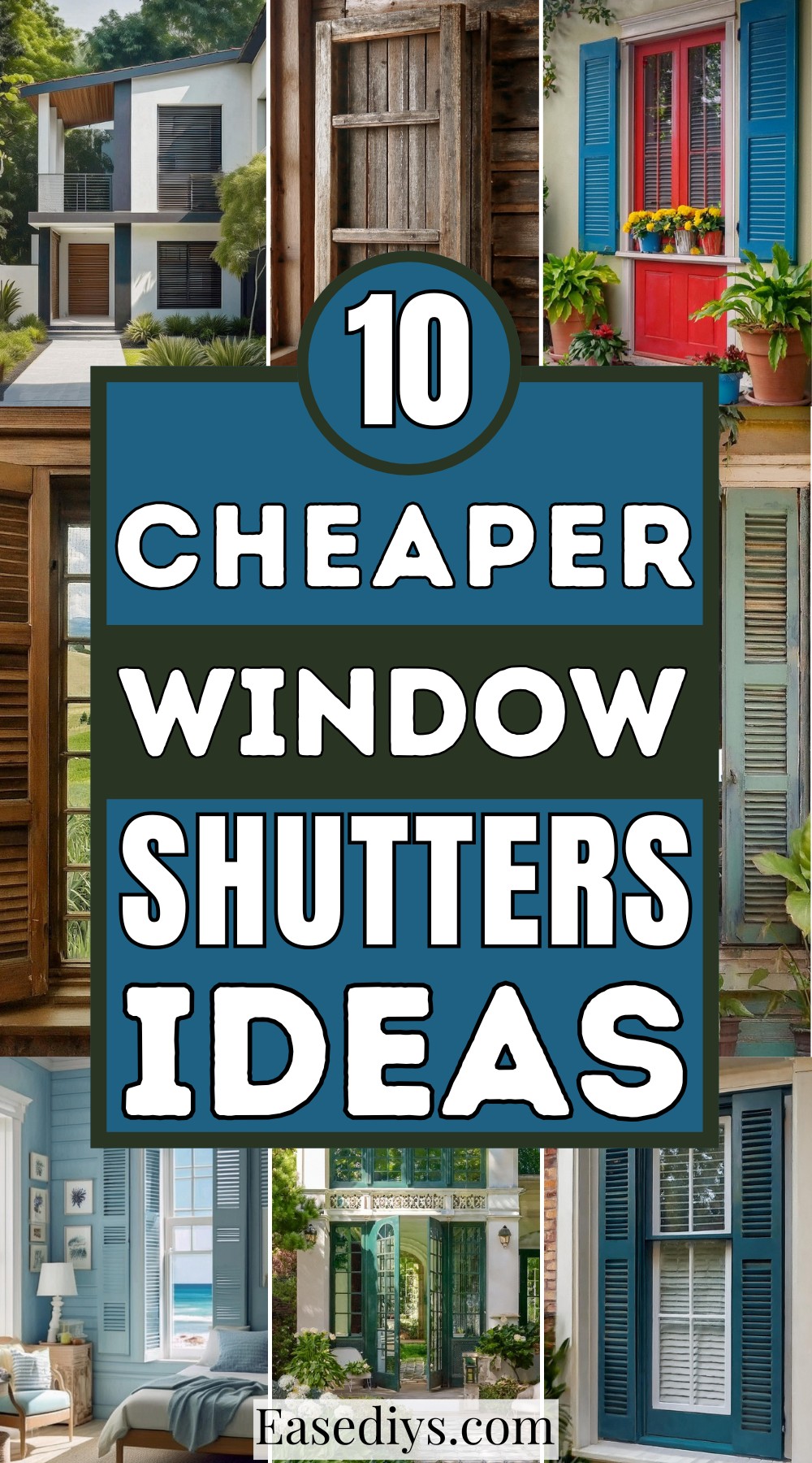Cheaper Window Shutters Ideas