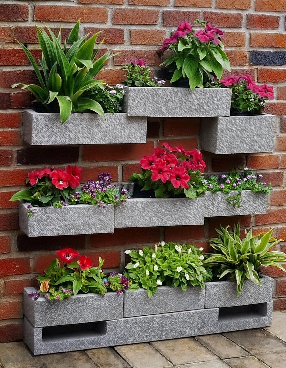 Cinder Block Planters