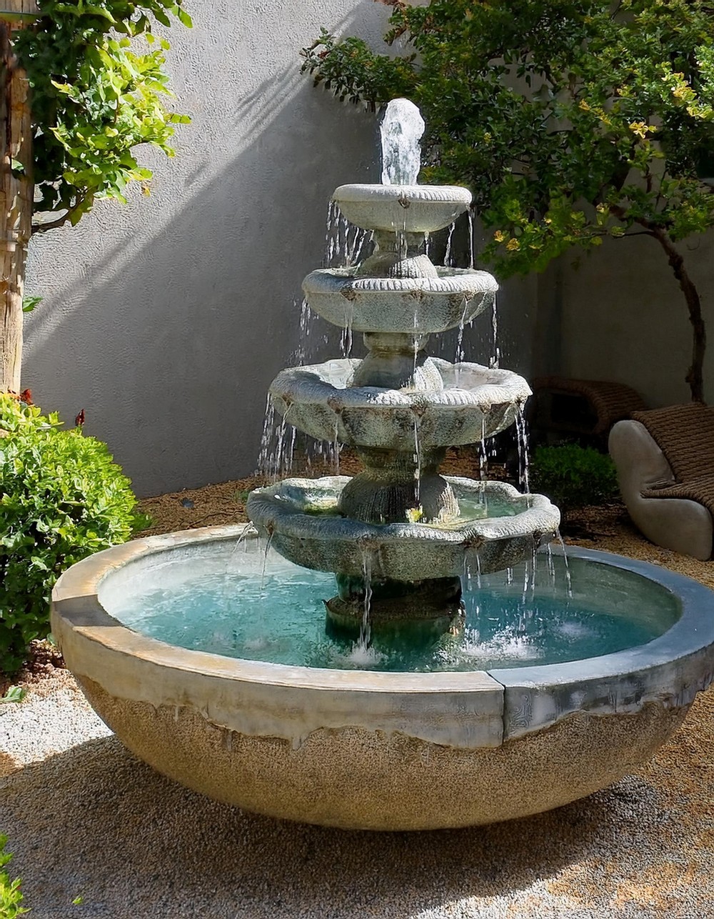 Concrete Bubble Fountain
