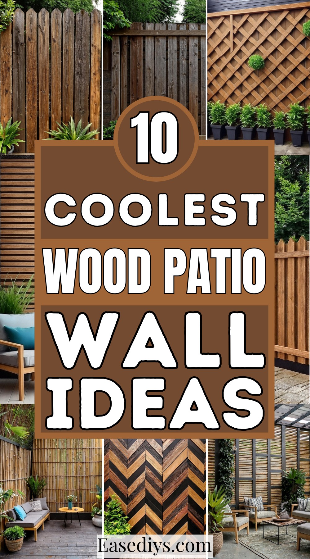 Coolest Wood Patio Wall Ideas