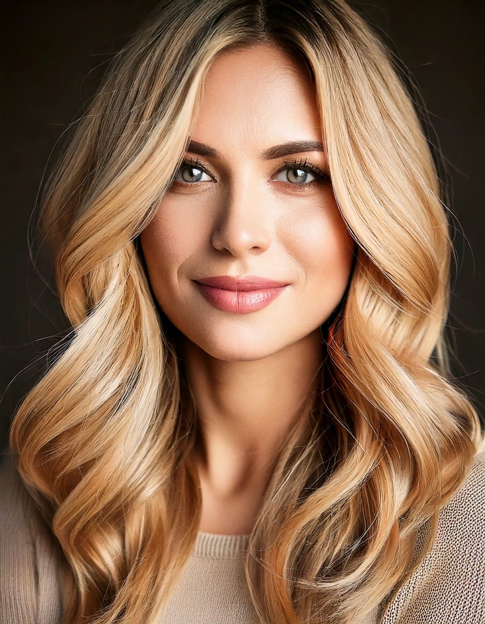 Creamy Beige Blonde With Ashy Undertone Layers