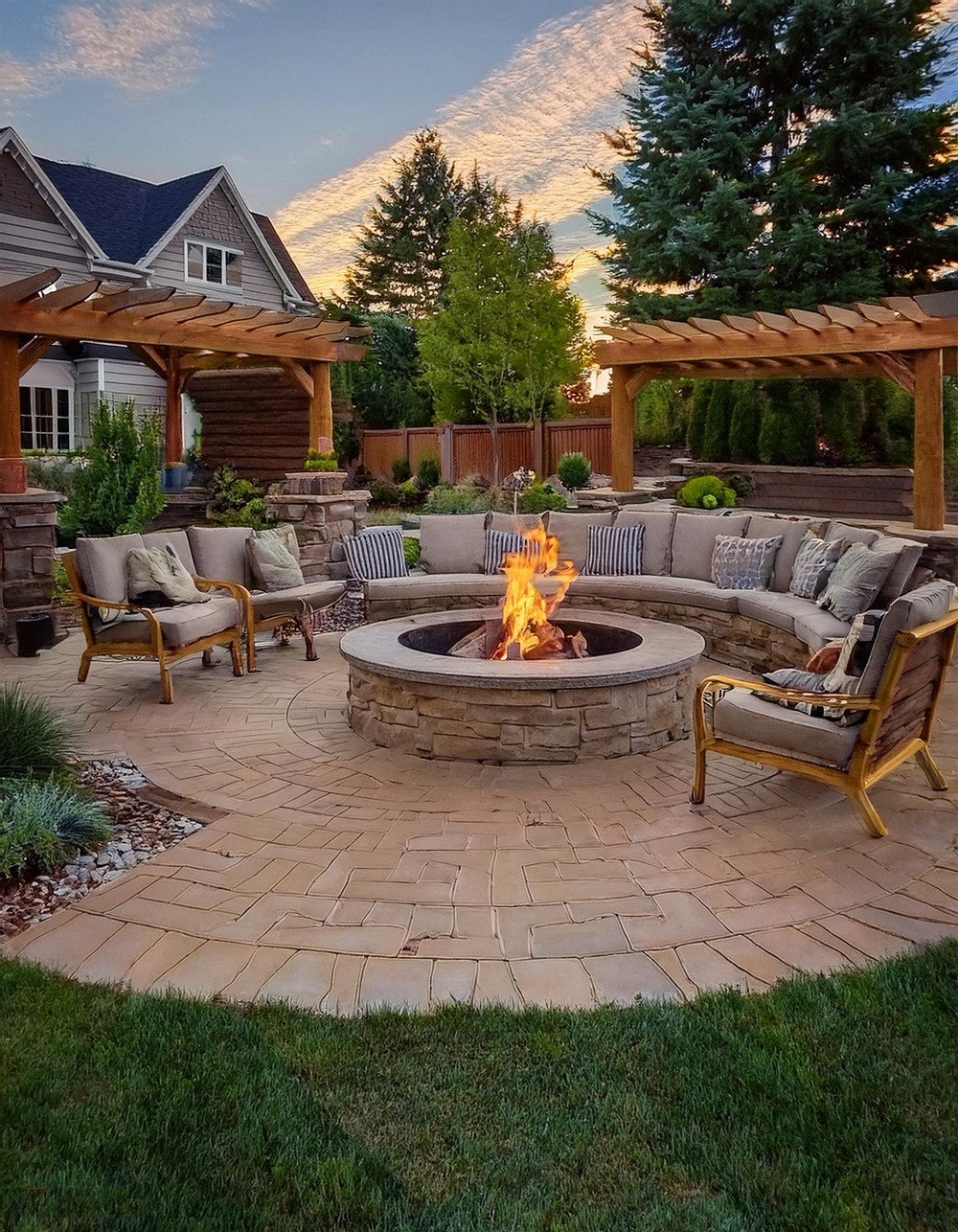 Create a Focal Point with Large Fire Pits