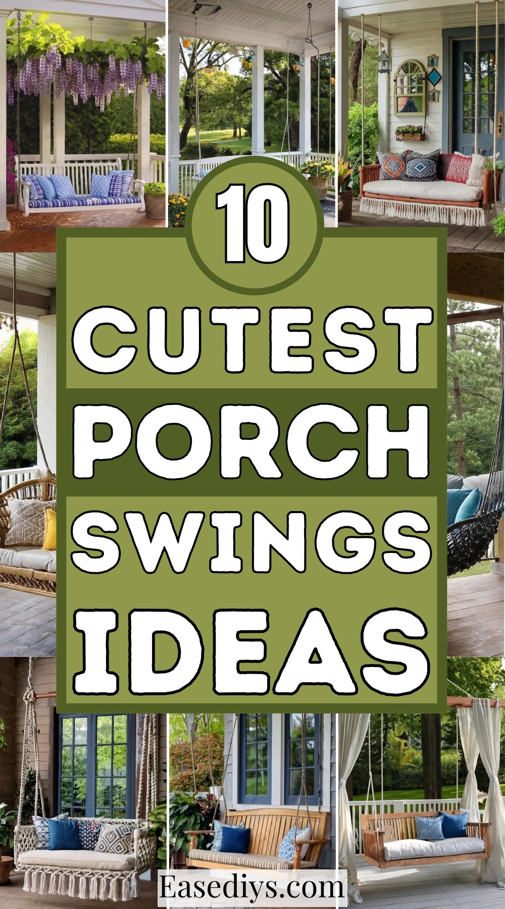 Cutest Porch Swings Ideas