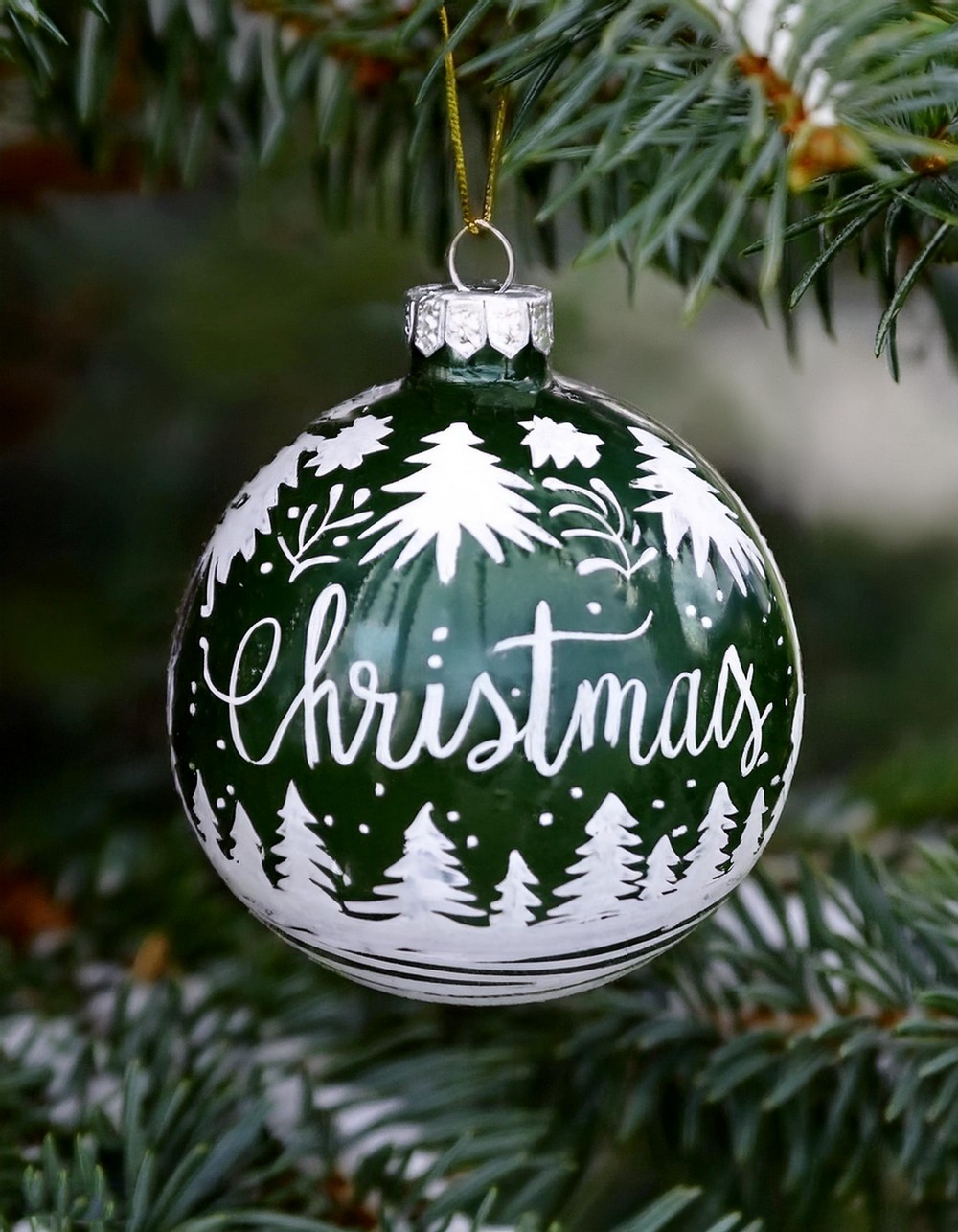 DIY Glass Paint Ornaments