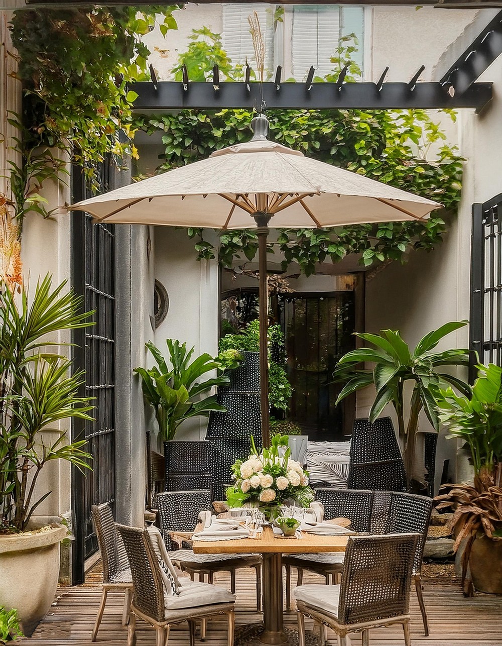 Design an Open-Air Dining Area