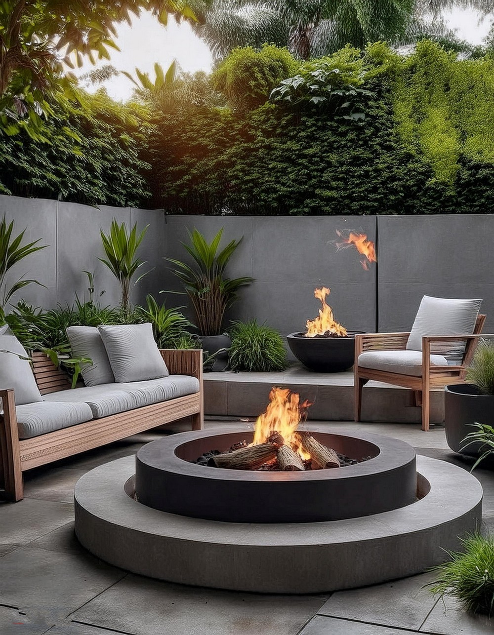 Embrace Modern Chic with Concrete Fire Pits