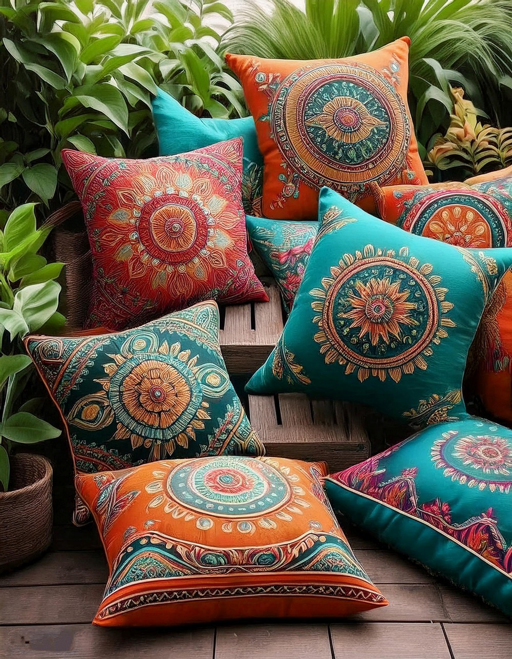 Ethnic-Inspired Pillows