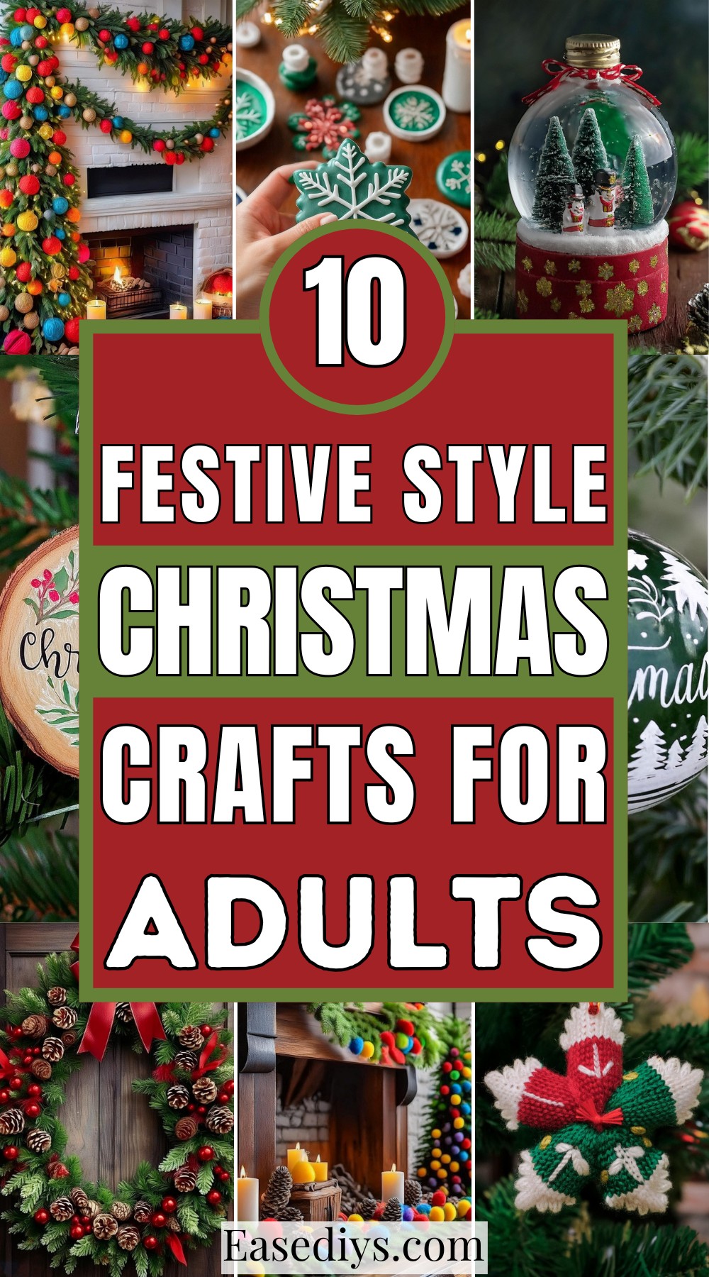 Festive Style Christmas Crafts For Adults