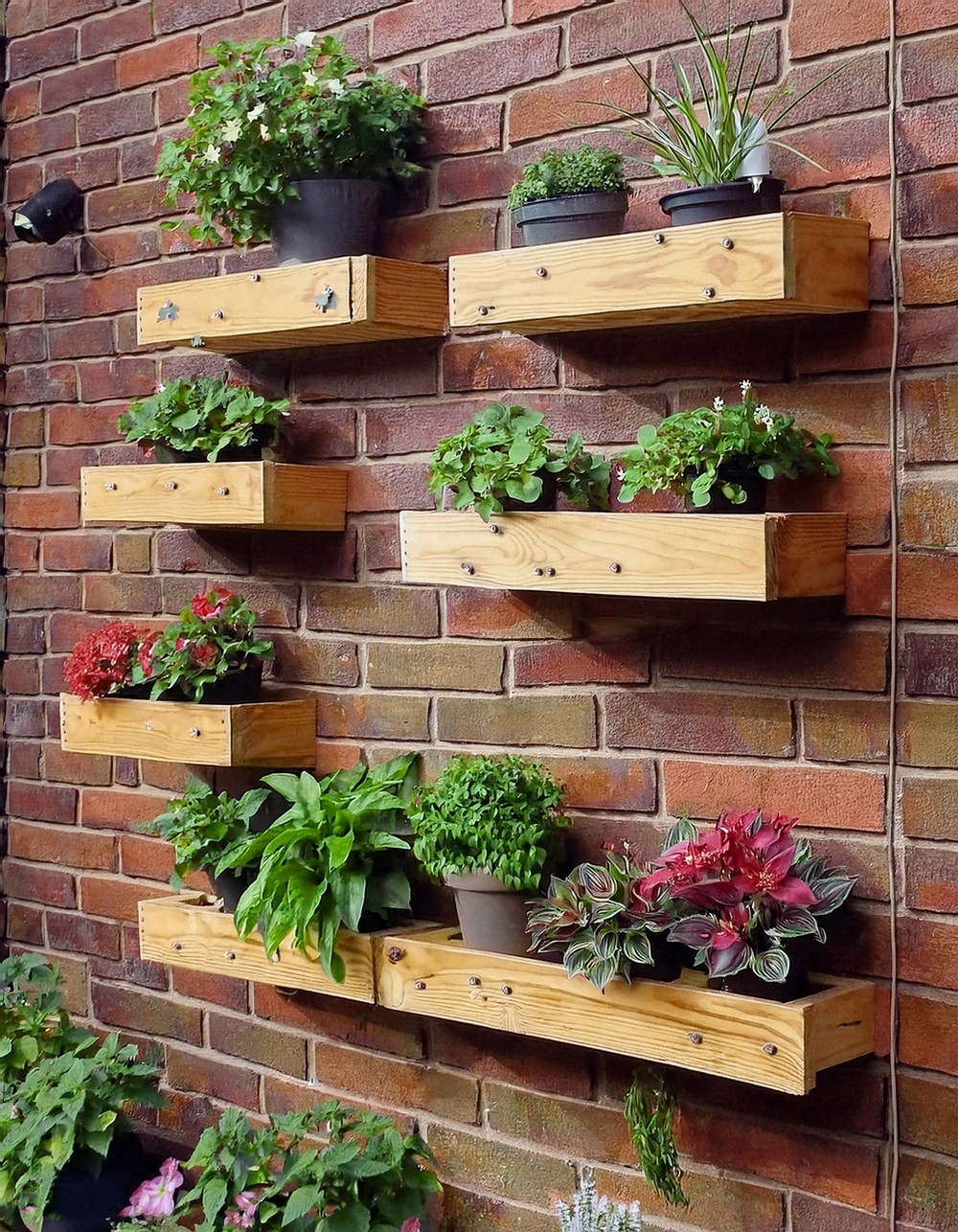 Floating Planter Shelf