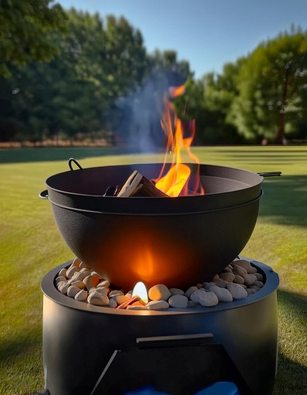Go Portable with Fire Cauldrons