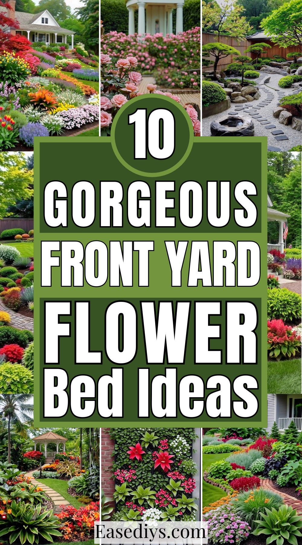 Gorgeous Front Yard Flower Bed Ideas