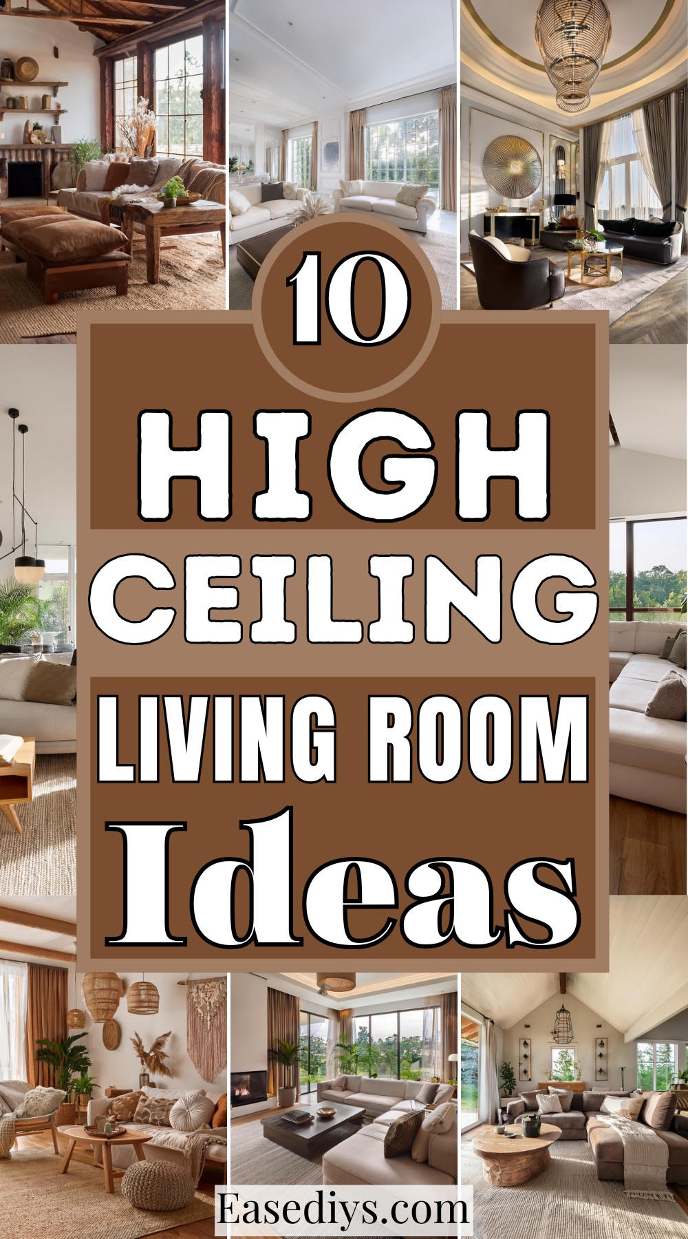 High Ceiling Living Room Ideas