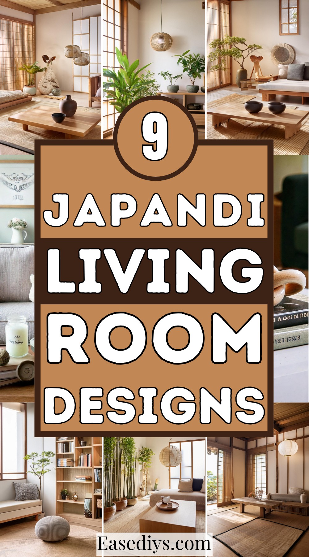 Japandi Living Room Designs