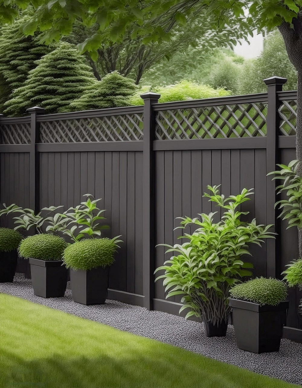 Lattice Top Fencing