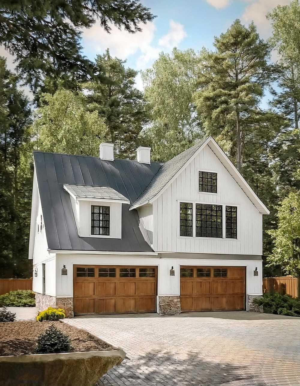Modern Farmhouse Garage
