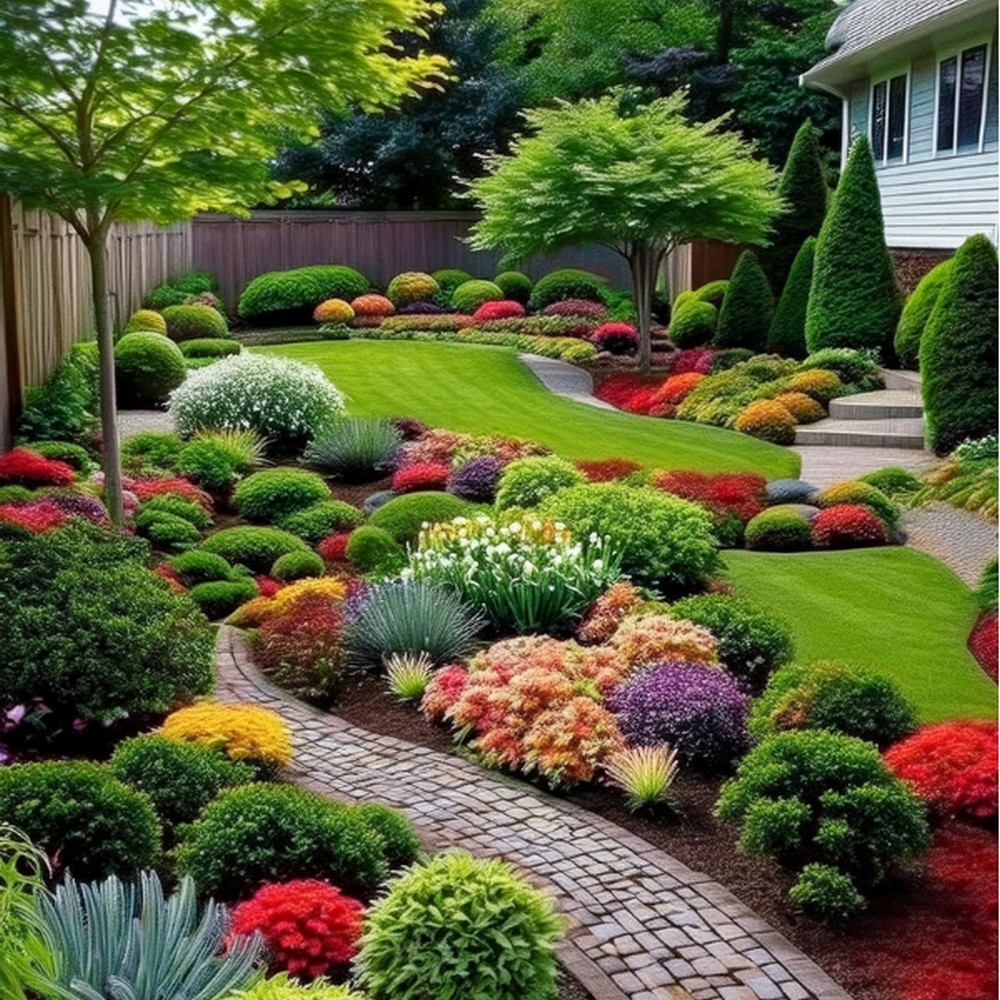 Modern Geometric Garden